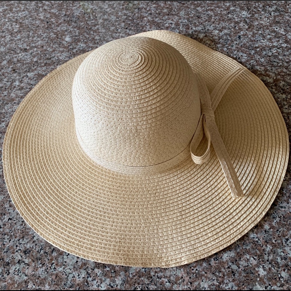 New! WONDERFUL FASHION Straw Brim Hat - Picture 5 of 6